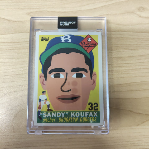 2020 Topps Project 2020 Sandy Koufax Card #162 Artist Keith Shore Baseball Card