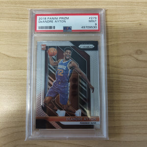 2018 NBA Basketball Panini Prizm DeAndre Ayton PSA Graded Mint 9