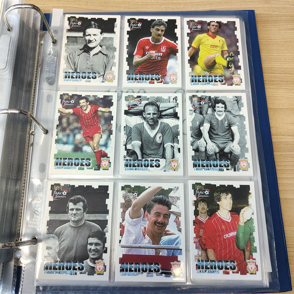 1999 Futera Fans Selection Liverpool Team Set of Soccer Cards