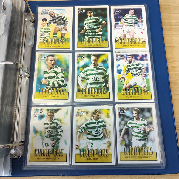 1999 Futera Fans Selection Celtic Incomplete Team Set of Soccer Cards