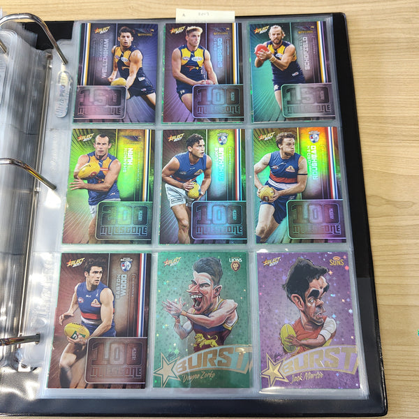 2017 Select Footy Stars Milestones Complete Set of 78
