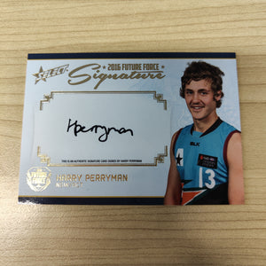 2016 Select Future Force Gold Signature Harry Perryman GWS No.027/200