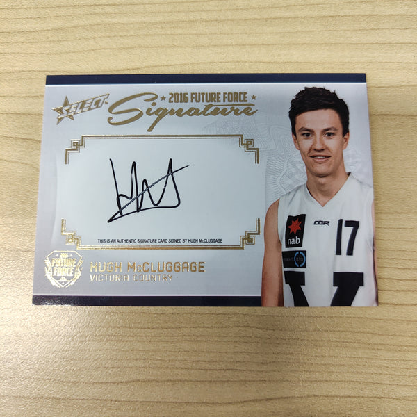 2016 Select Future Force Gold Signature Hugh McCluggage Brisbane No.084/200