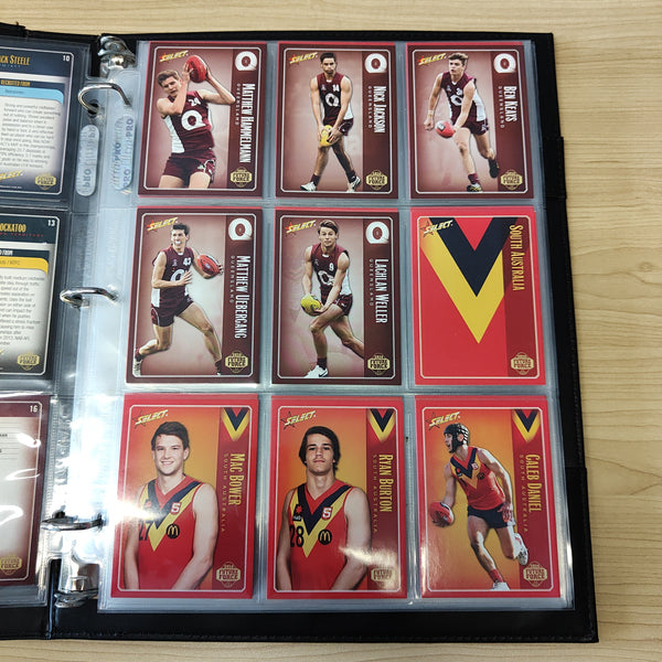 2014 Select Future Force Complete Base Set, All Australian Set, Red Signature and Folder