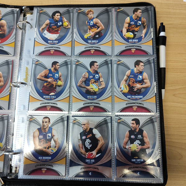 2011 Select Champions Complete Silver Parallel Set of 190 Cards