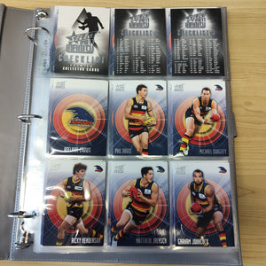2011 AFL Select Infinity Complete Base Set of 212 Cards in Folder
