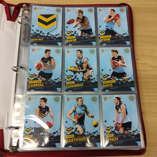 2016 Select Future Force Base Set, All Australian Set, Team Captains and Sheehan Selects in Folder