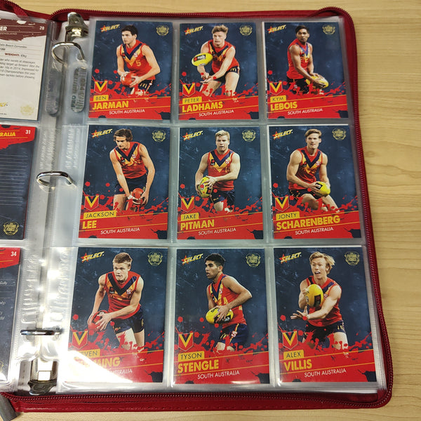 2016 Select Future Force Base Set, All Australian Set, Team Captains and Sheehan Selects in Folder