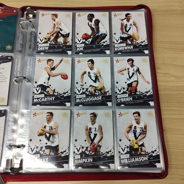2016 Select Future Force Base Set, All Australian Set, Team Captains and Sheehan Selects in Folder