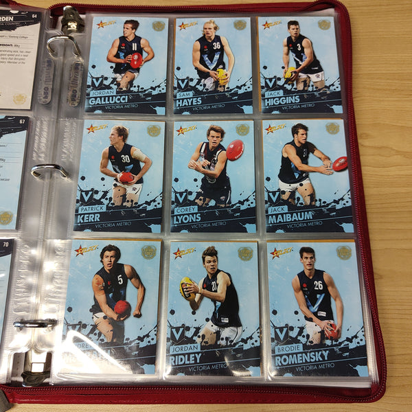 2016 Select Future Force Base Set, All Australian Set, Team Captains and Sheehan Selects in Folder