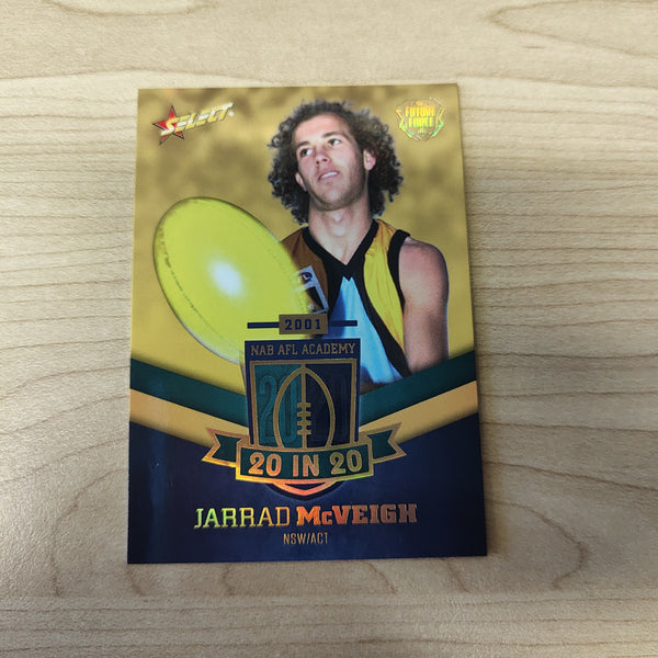 2016 Select Future Force NAB AFL Academy 20 In 20 Jarrad McVeigh No.022/180