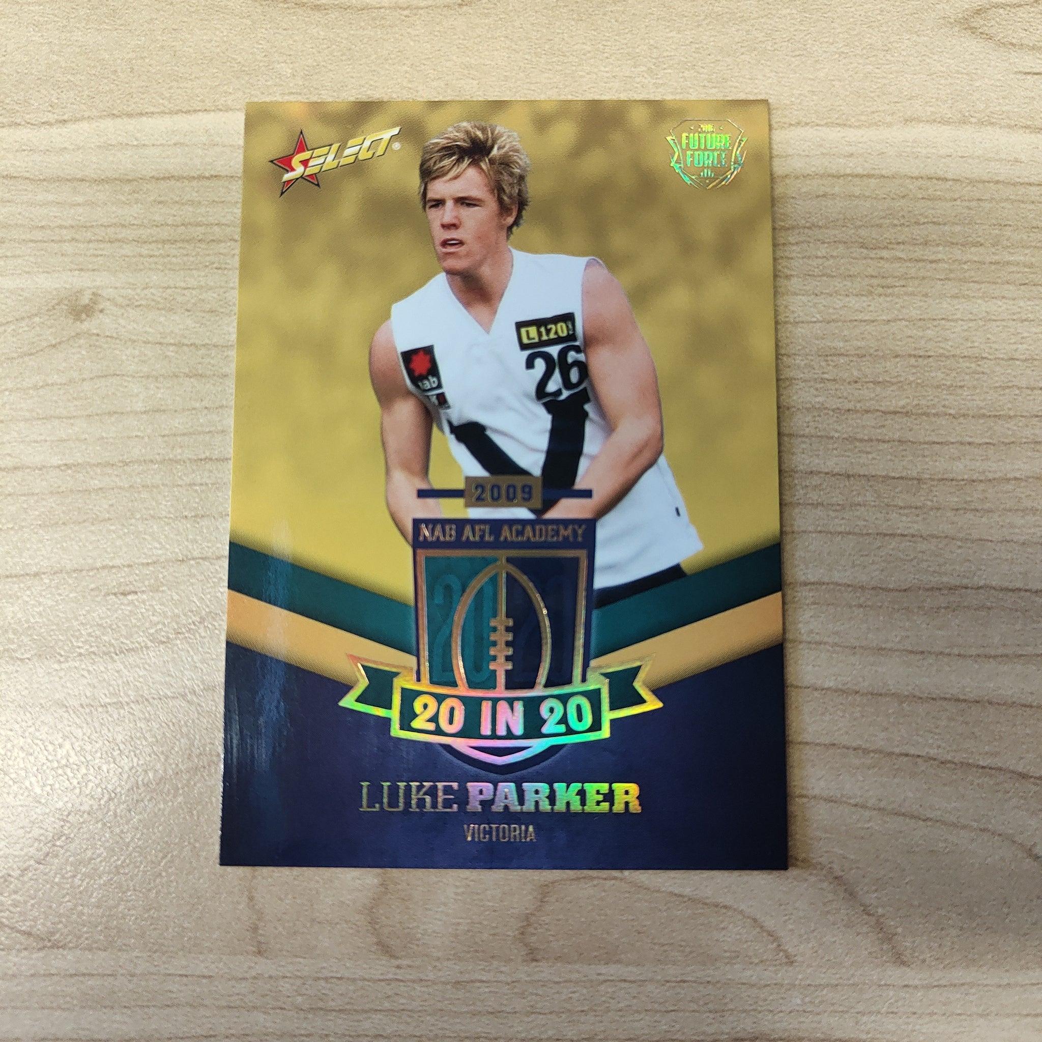 2016 Select Future Force NAB AFL Academy 20 In 20 Luke Parker No.022/180