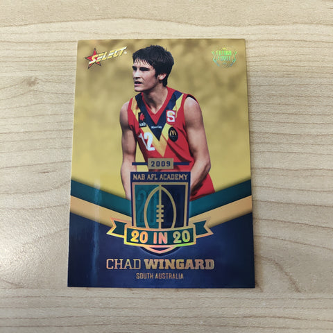 2016 Select Future Force NAB AFL Academy 20 In 20 Chad Wingard No.092/180