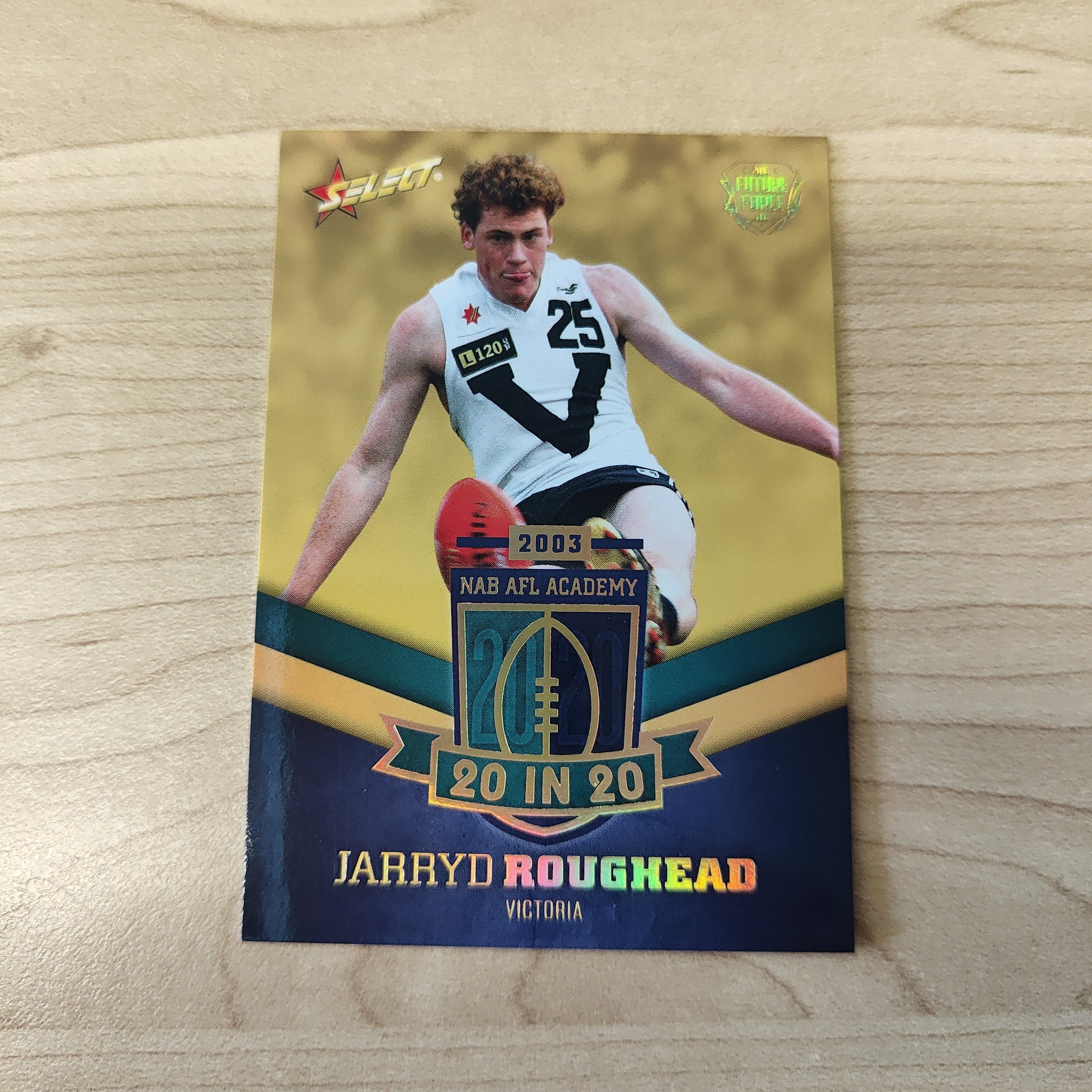 2016 Select Future Force NAB AFL Academy 20 In 20 Jarryd Roughead No.011/180