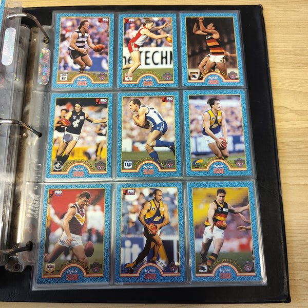 1996 Select Tip Top Hyfibe Heroes Complete Set of 38 Cards
