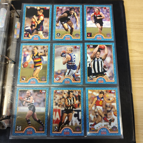 1996 Select Tip Top Hyfibe Heroes Complete Set of 38 Cards