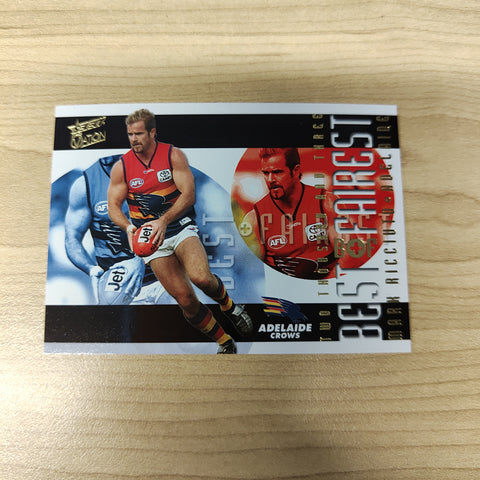 2004 Select AFL Ovation Best & Fairest Card Mark Ricciuto Adelaide
