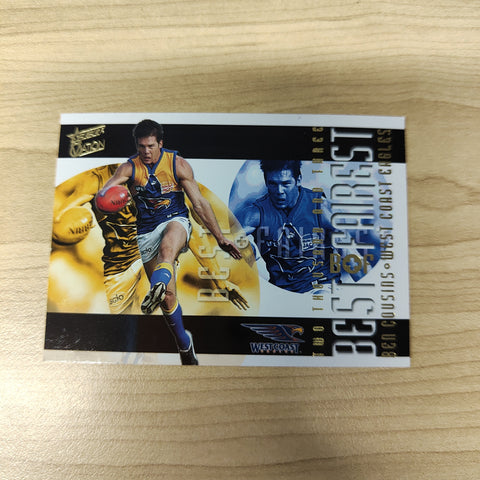 2004 Select AFL Ovation Best & Fairest Card Ben Cousins West Coast