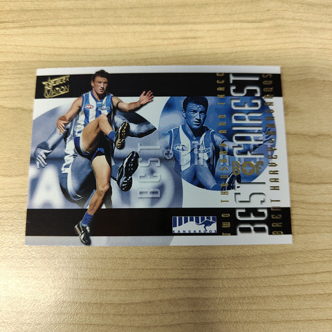 2004 Select AFL Ovation Best & Fairest Card Brent Harvey Kangaroos