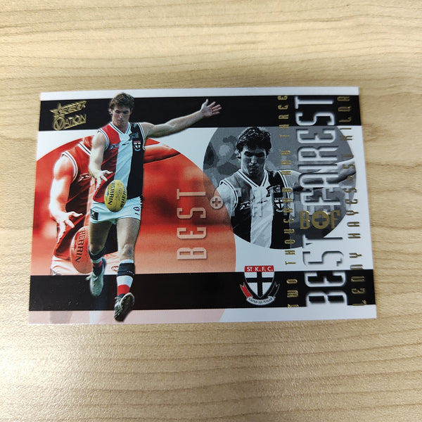 2004 Select AFL Ovation Best & Fairest Card Lenny Hayes St Kilda