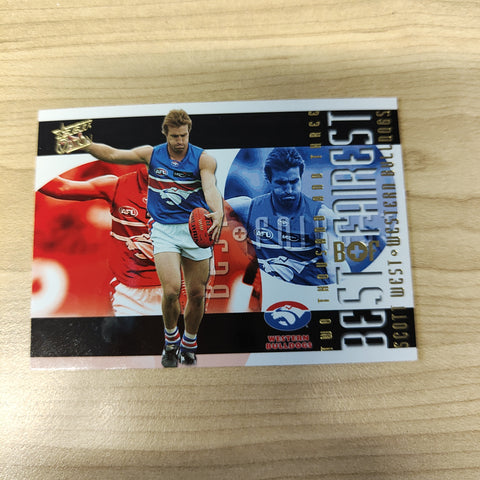2004 Select AFL Ovation Best & Fairest Card Scott West Western Bulldogs