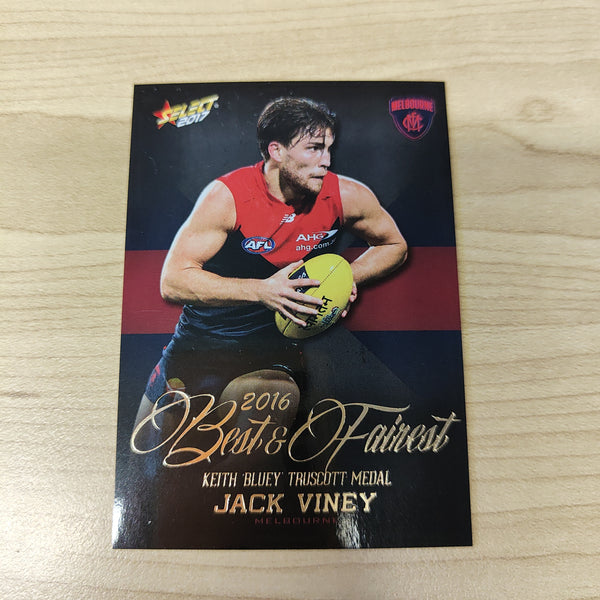 2017 Select AFL Best & Fairest Card Jack Viney Melbourne