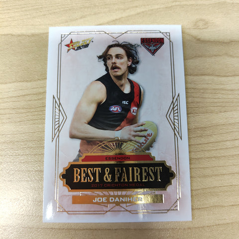 2018 Select AFL Best & Fairest Card Joe Daniher Essendon
