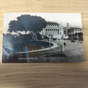 Malaya Strait Settlements Singapore Fullerton Building Photograph Postcard