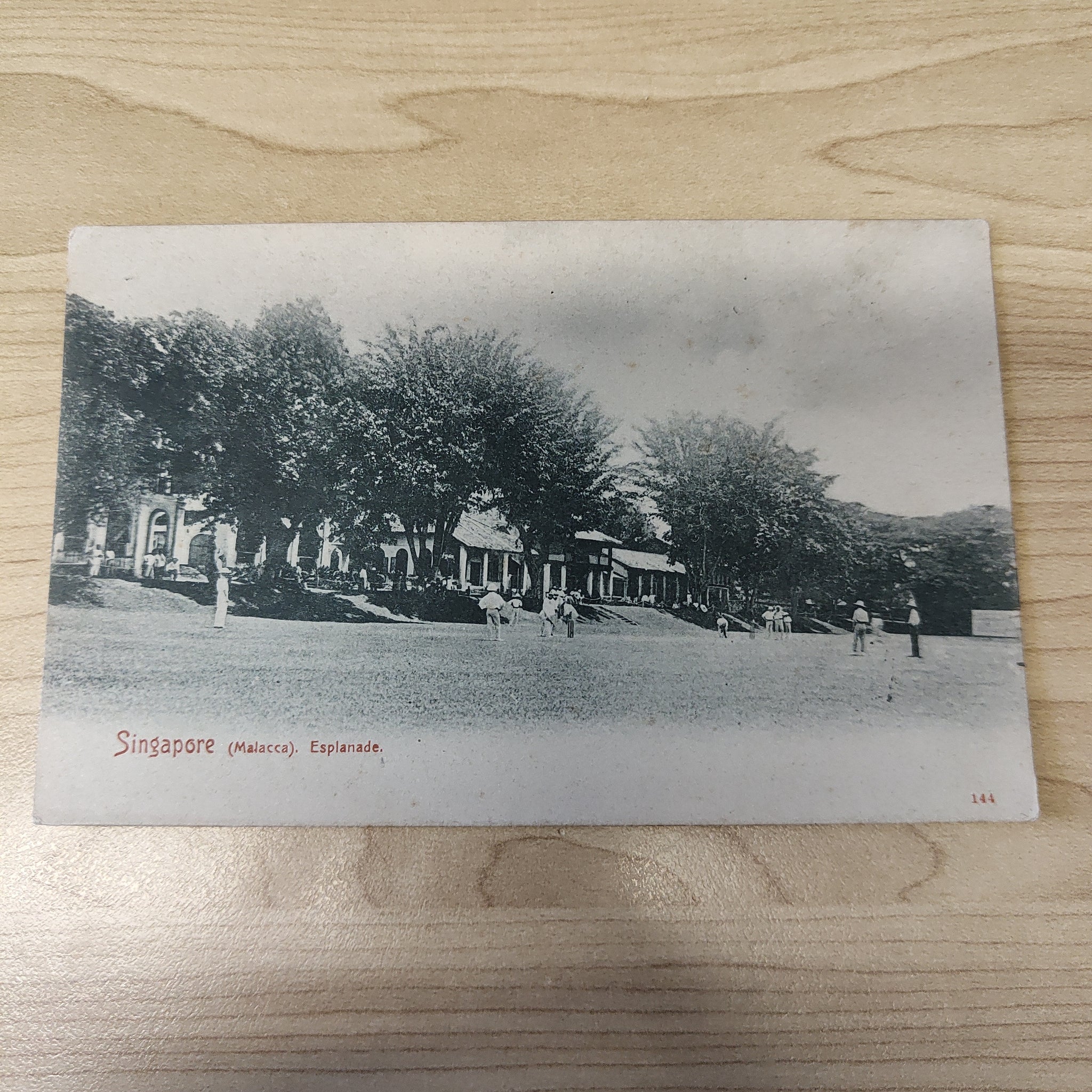 Malaya Straits Settlements Singapore (Malacca) Esplanade Postcard