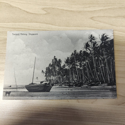 Malaya Strait Settlements Singapore Tanjong Kantong Postcard