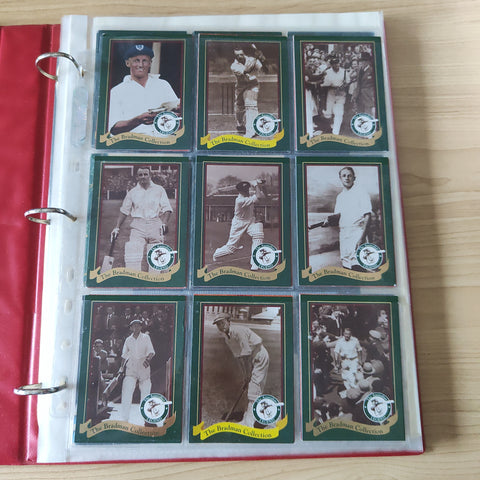 Weetbix Sanitarium The Bradman Collection Cricket Cards In Folder