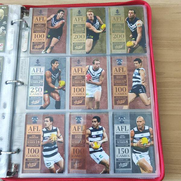 2012 Select AFL Milestone Complete Set of 74 Cards