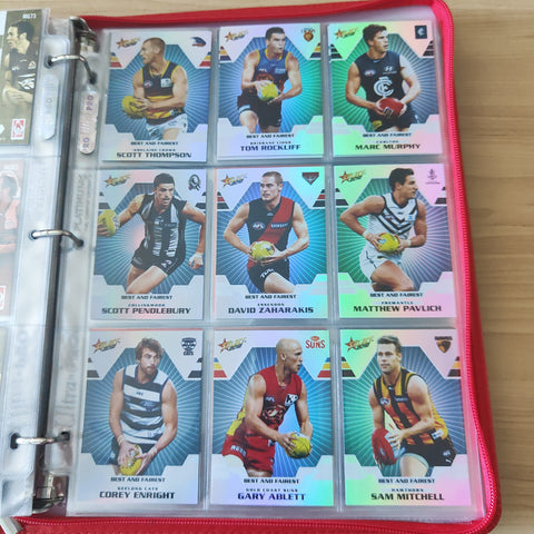 2012 Select Best and Fairest Complete Set of 17 Cards