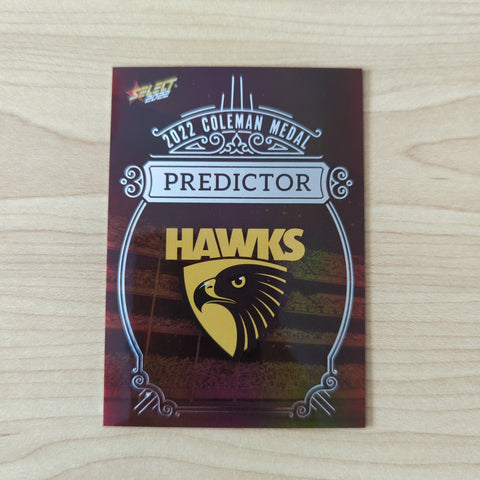 2022 AFL Select Footy Stars Coleman Medal Predictor Hawthorn