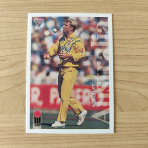 1994 Futera World Series 2nd Year Rookie Shane Warne Cricket Card