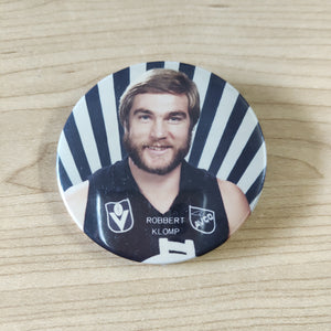 Carlton Football Club Vintage Player Button Badge Robert Klomp