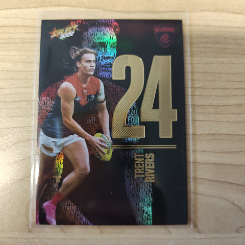 2022 AFL Footy Stars Numbers Midnight Trent Rivers Melbourne 034/130