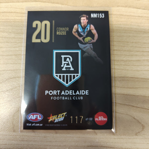 2022 AFL Footy Stars Numbers Midnight Connor Rozee Port Adelaide 117/130