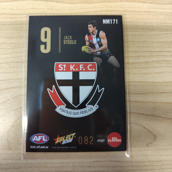 2022 AFL Footy Stars Numbers Midnight Jack Steele St Kilda 082/130