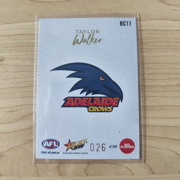 2022 AFL Footy Stars Blank Canvas Taylor Walker Adelaide 026/250