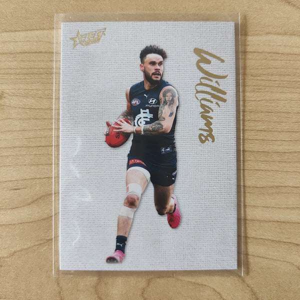 2022 AFL Footy Stars Blank Canvas Zac Williams Carlton 184/250