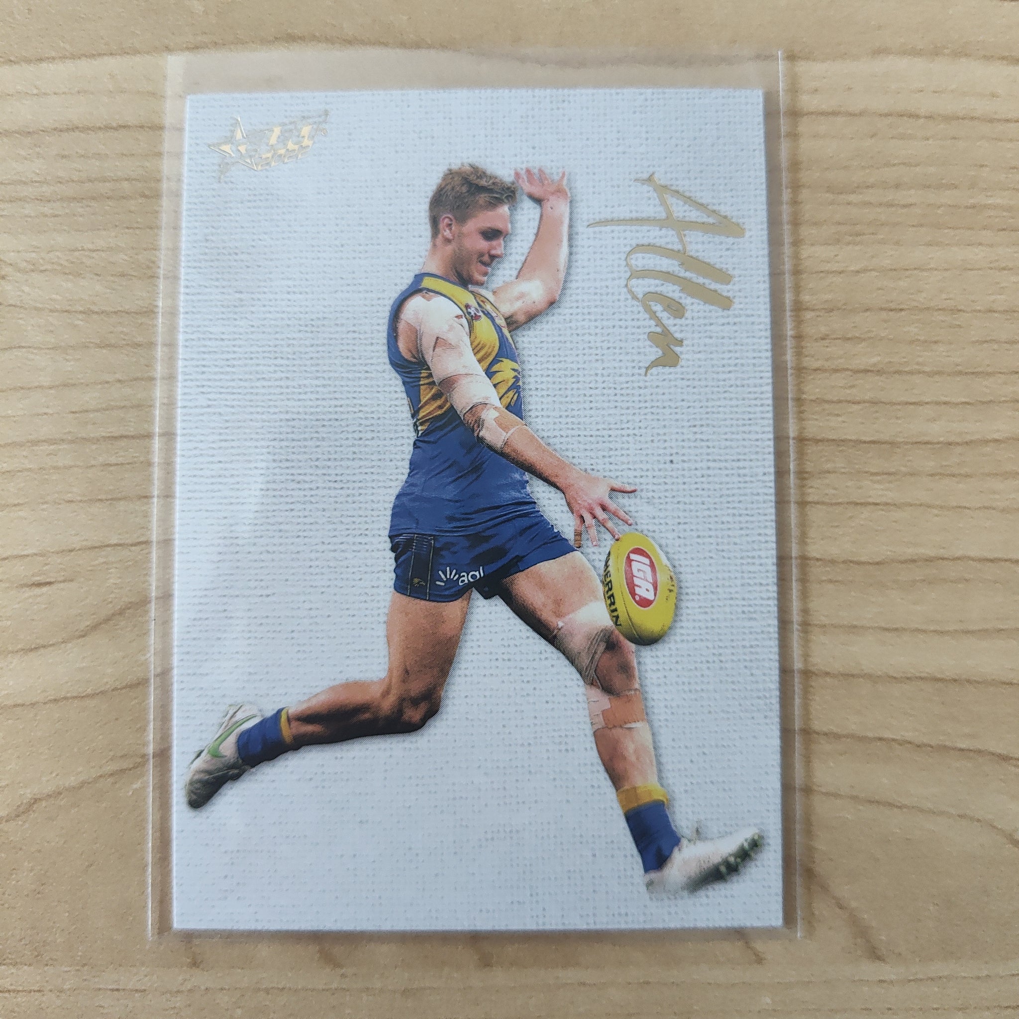 2022 AFL Footy Stars Blank Canvas Oscar Allen West Coast 068/250