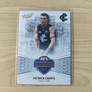 2022 AFL Footy Stars AFL Classified Patrick Cripps Carlton 262/270