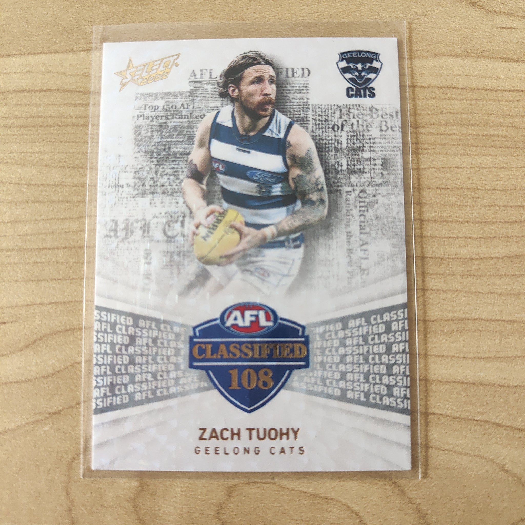 2022 AFL Footy Stars AFL Classified Zach Tuohy Geelong 014/270 2022 AFL Footy Stars AFL Classified Zach Tuohy Geelong 014/270