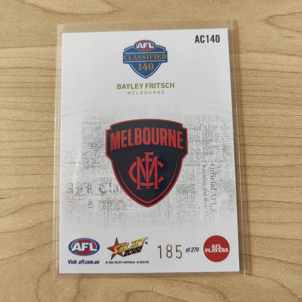 2022 AFL Footy Stars AFL Classified Bayley Fritsch Melbourne 185/270
