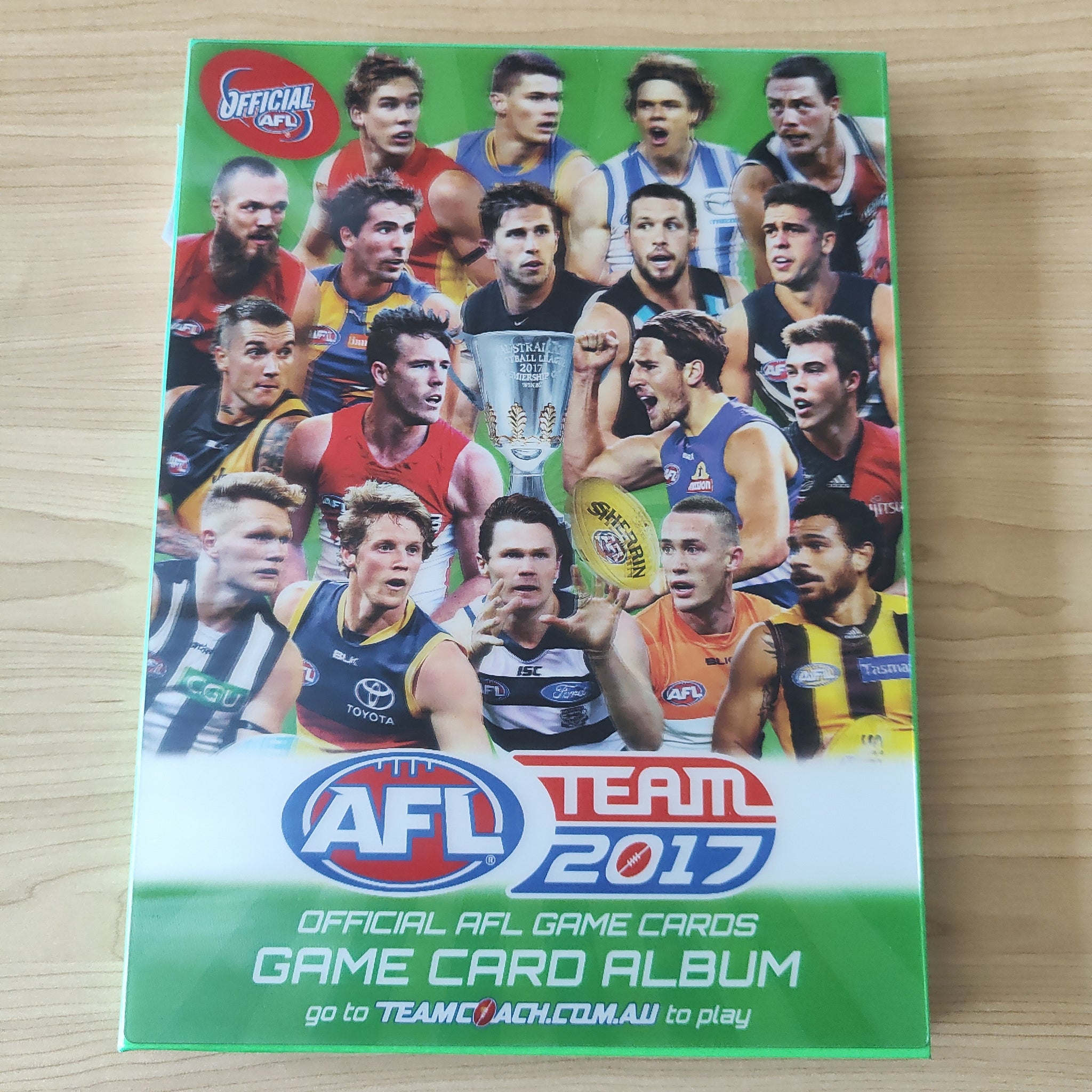 2017 Teamcoach Complete Gold Football Card Set In Album