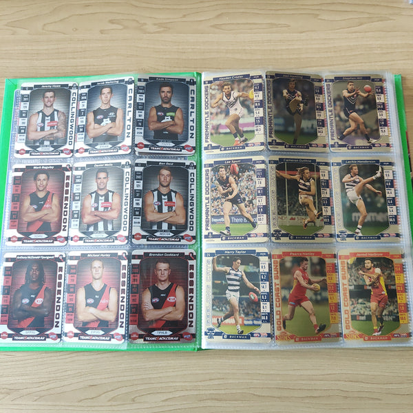 2017 Teamcoach Complete Gold Football Card Set In Album