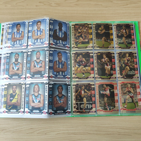 2017 Teamcoach Complete Gold Football Card Set In Album