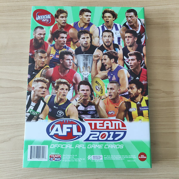 2017 Teamcoach Complete Gold Football Card Set In Album