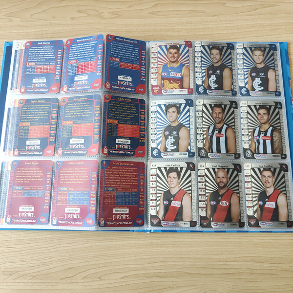 2015 Teamcoach Complete Silver Football Card Set In Album